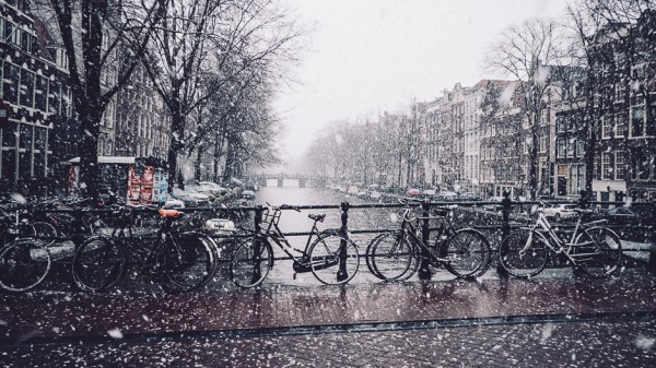 Žiema Amsterdame