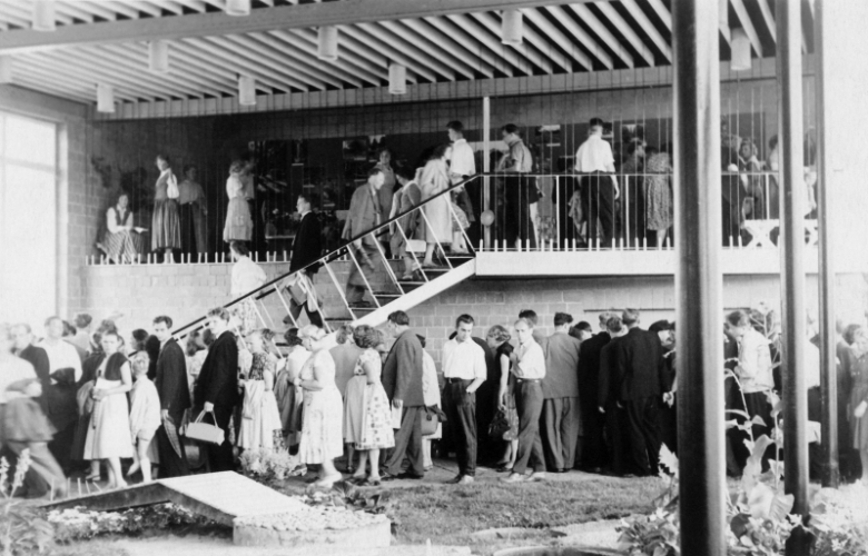 Gėlių paviljono interjero vaizdas, 1962 m.