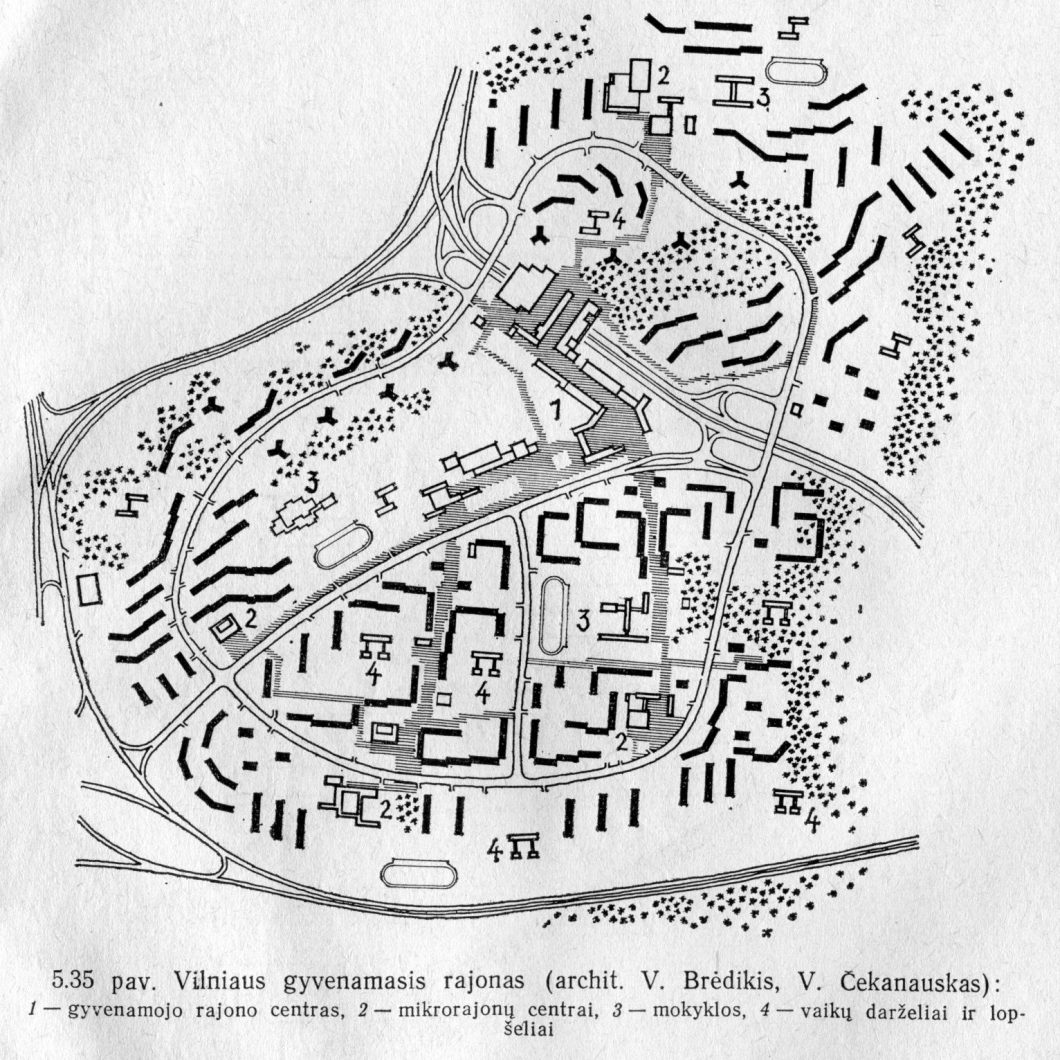 Lazdynų gyvenamojo rajono planas, 1969