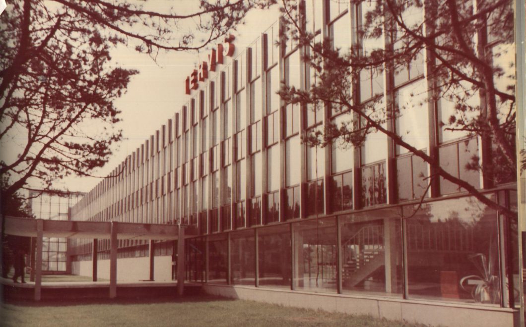Tarpkolūkinė sanatorija Pernu mieste, architektai Ellis Väärtnõu, Kalju Vanaselja, 1971-76 m. Estijos žemės ūkio muziejaus nuotrauka