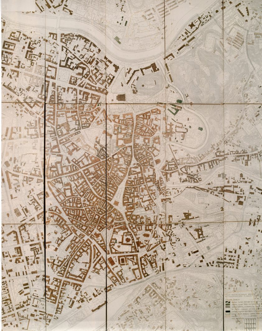 2. 1920–1940 m. Vilniaus miesto retrospektyviniai planai (aut. G. Gajauskaitė)