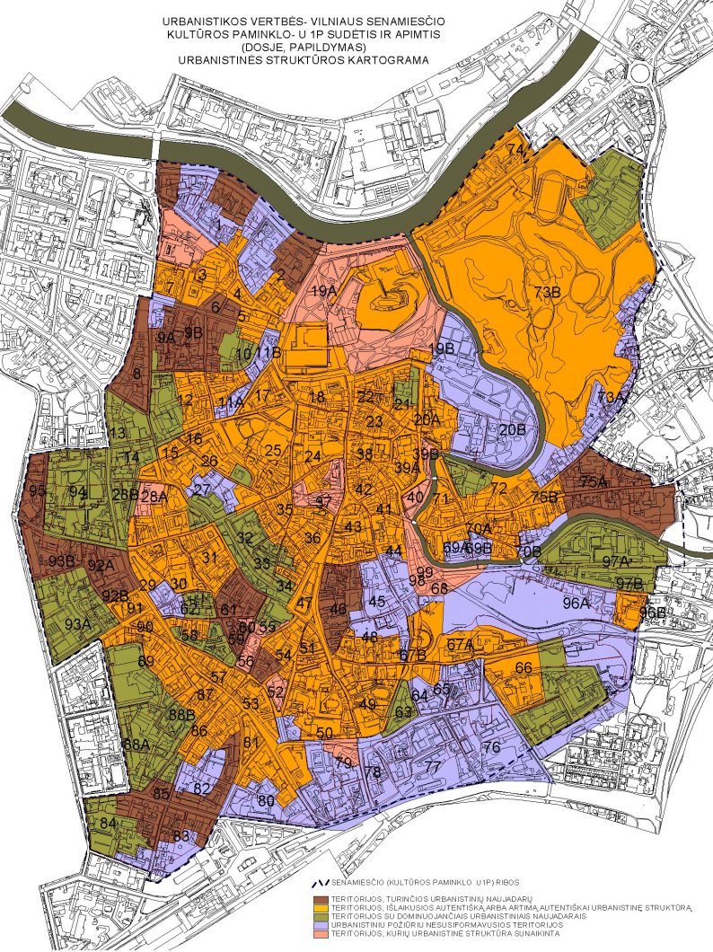 9. Urbanistinės struktūros kartograma