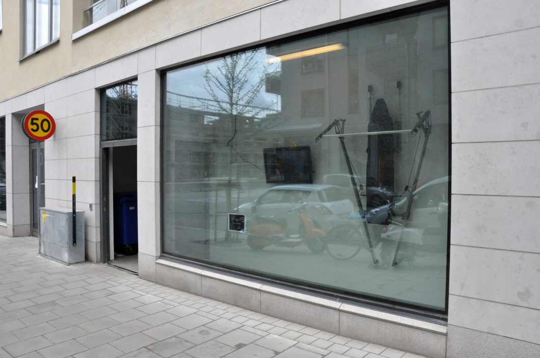 Netikras parduotuvės langas, Västra Kungsholmen