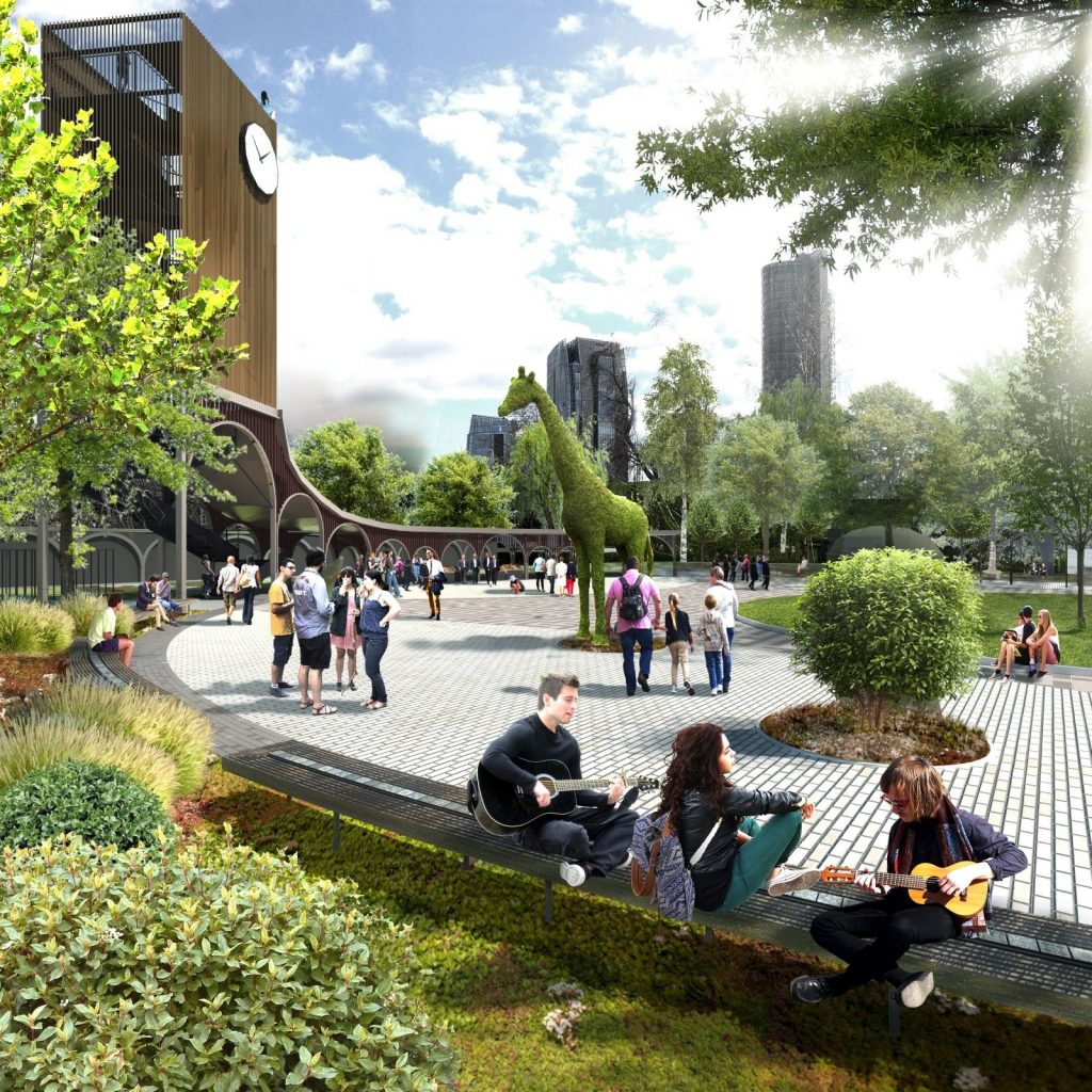 Kintų aikštė, SĮ „Vilniaus planas“ vizualizacija, delfi.lt